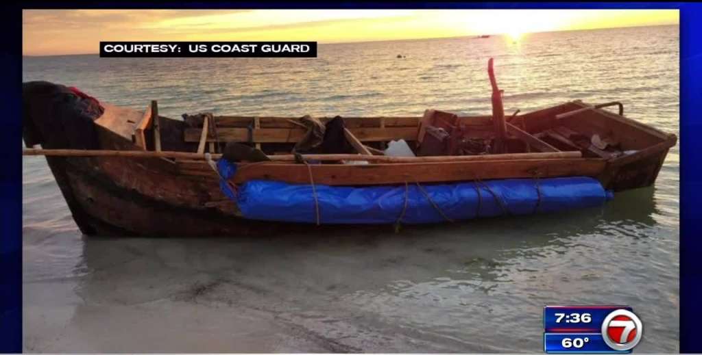 18 migrantes cubanos detenidos por el gobierno federal luego de tocar tierra en Maratón – WSVN 7News |  Noticias de Miami, Clima, Deportes
