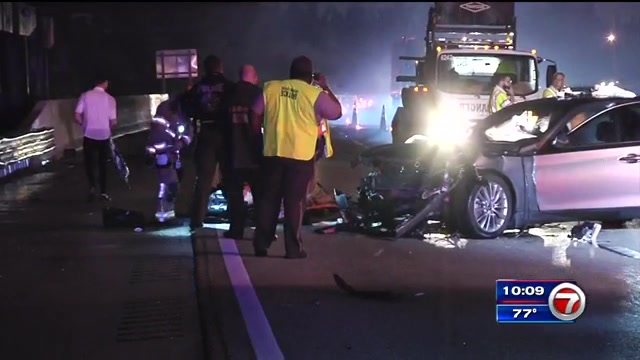 2 críticas después de un accidente en la I-95 en el noreste de Miami-Dade – WSVN 7News |  Noticias de Miami, Clima, Deportes