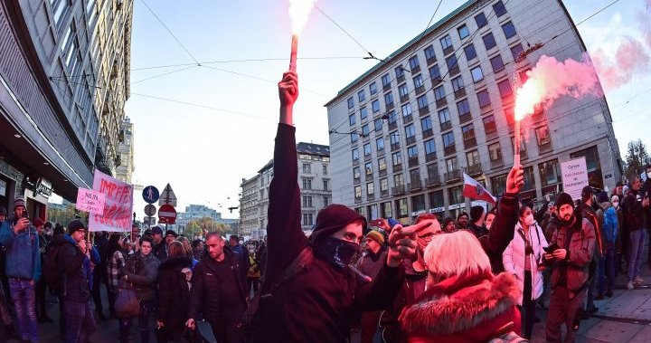 ‘Mi cuerpo, mi elección’: miles protestan antes del cierre del COVID-19 en Austria – National