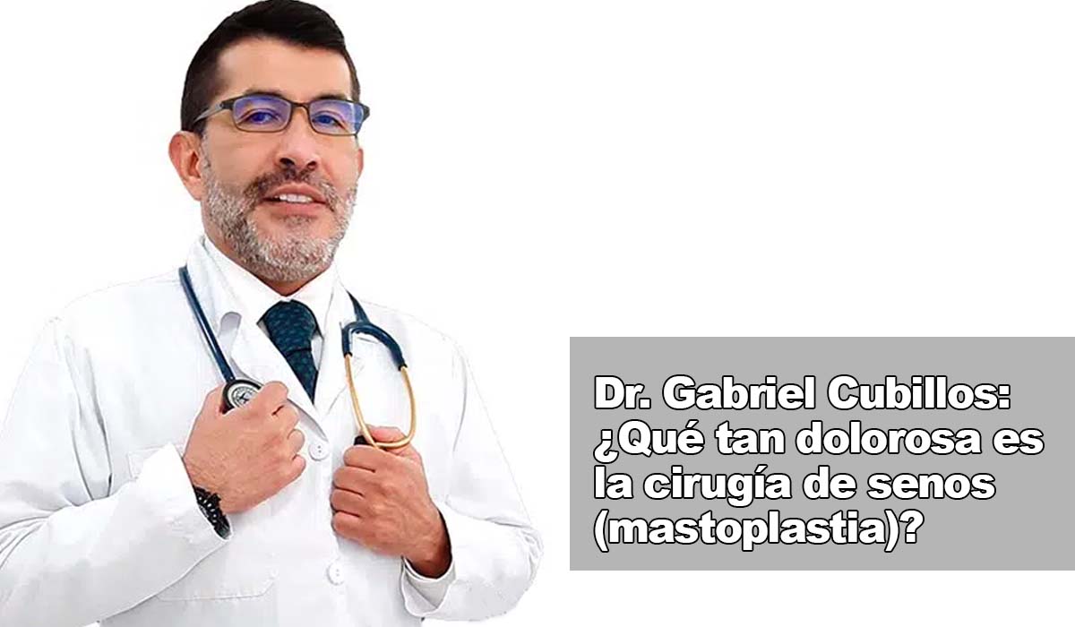 Dr. Gabriel Cubillos: Nuevo método quirúrgico de mastoplastia de aumento